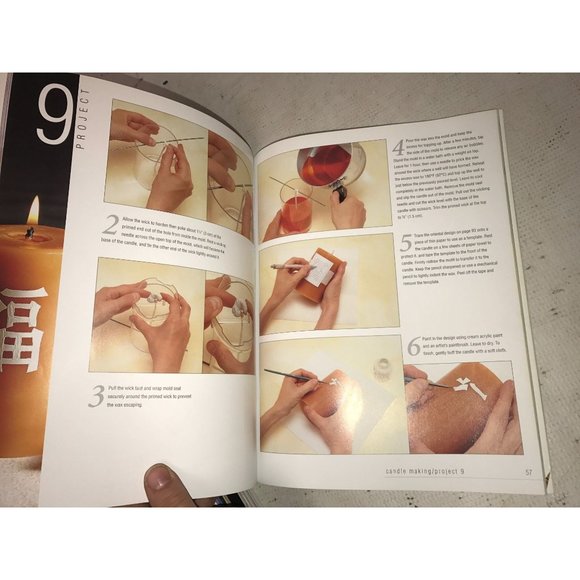 Step by Step Crafts Candle Making by Cheryl Owen Book - Picture 15 of 16